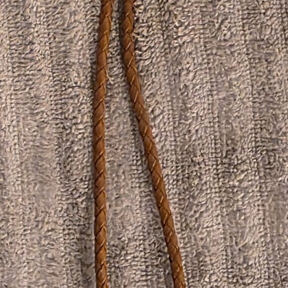 Vintage Metal Bolo Tie, Nice Cow, Bull, Angus, Beef, Nice Western Design - Picture 5 of 5